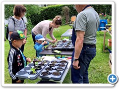 Fried Schreiber mit den kleinen Gärtnern